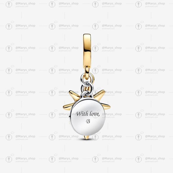 Pandora Engravable North Star Lab-grown Diamond Dangle Charm - Picture 2 of 7